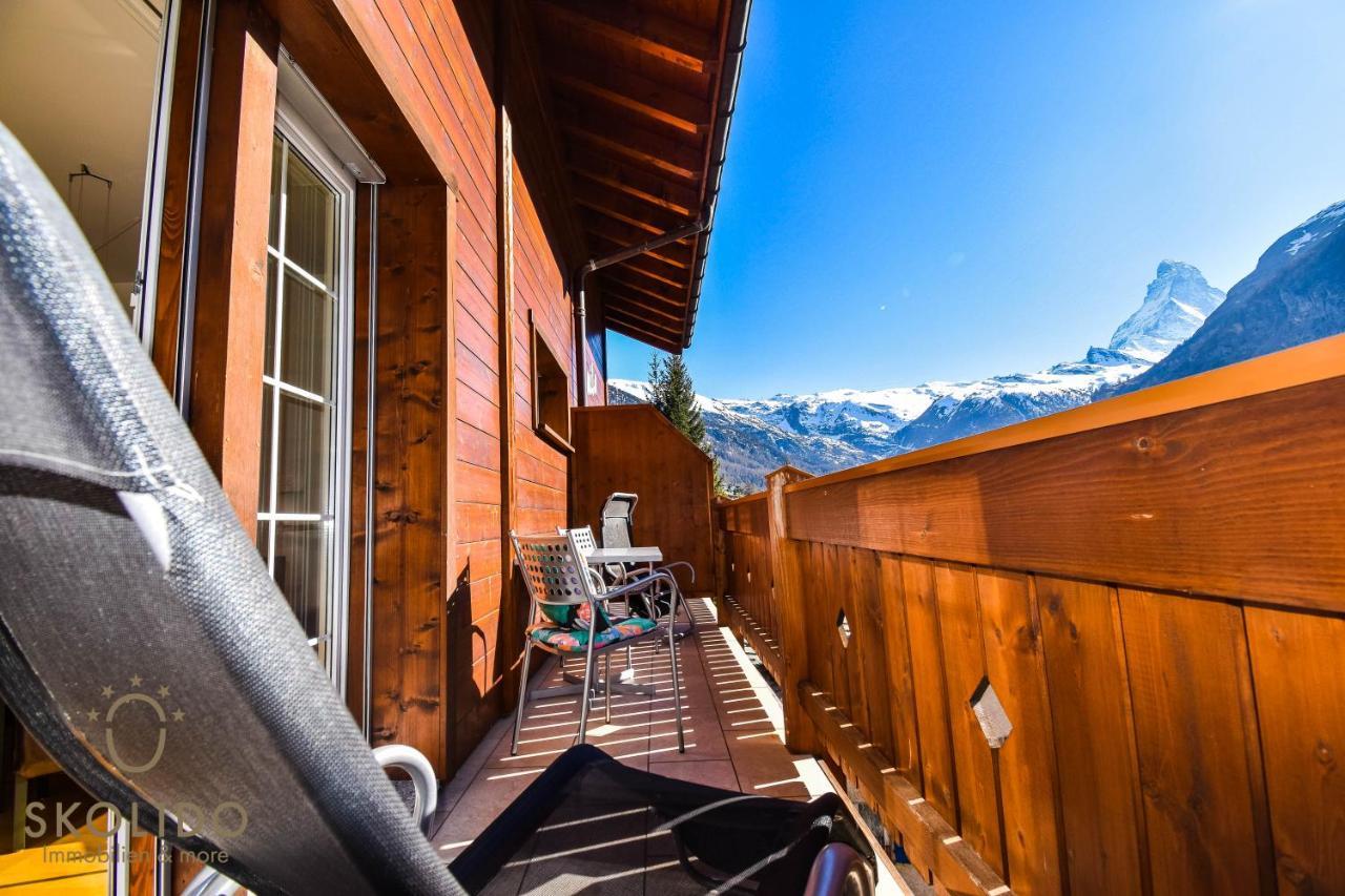 Wohnung In Zermatt Mit Postkarten Matterhornblick Exterior photo